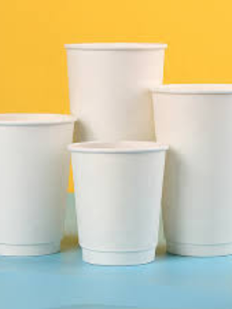 12OZ WHITE DOUBLE WALL CUP
