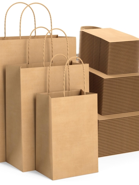 BROWN KRAFT BAG - 29X23X12 CM