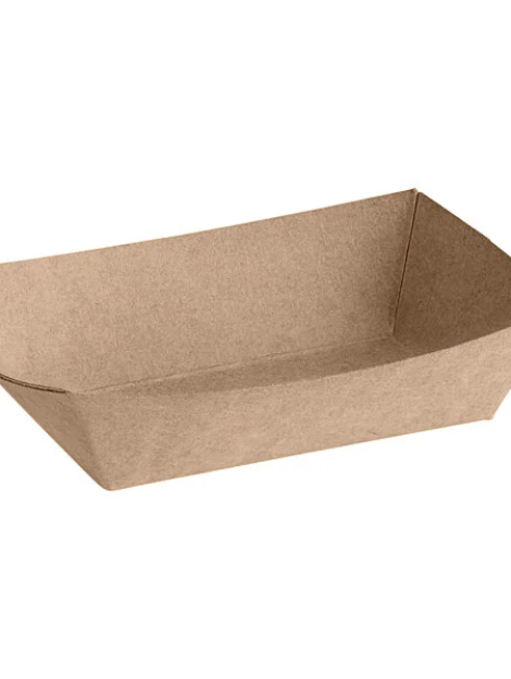 paper brown tray
