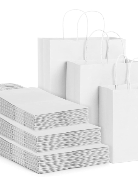 WHITE KRAFT BAG - 29X29X15 CM
