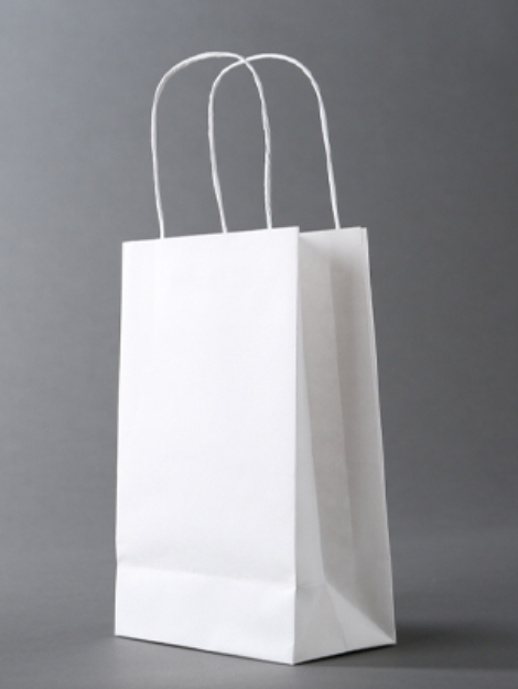 white kraft bag