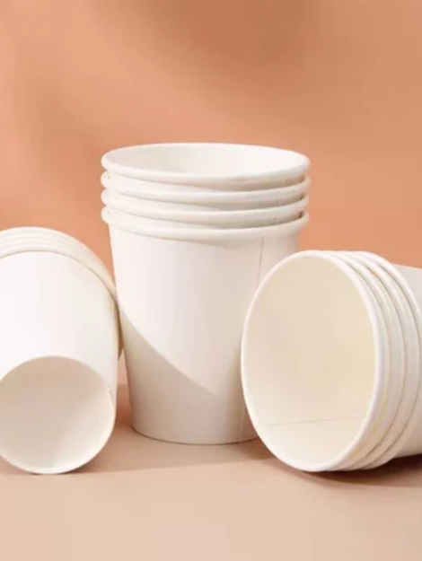 8OZ WHITE SINGLE WALL CUP